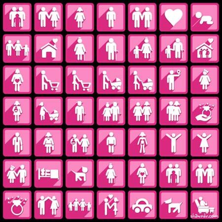 Pink Color Icon