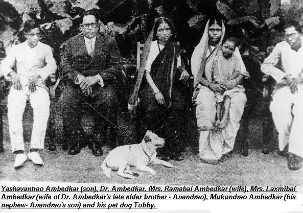 ambedkar animation photo: Dr. Ambedkar with his son and wife. DrAmbedkar_SiddharthaC15.jpg