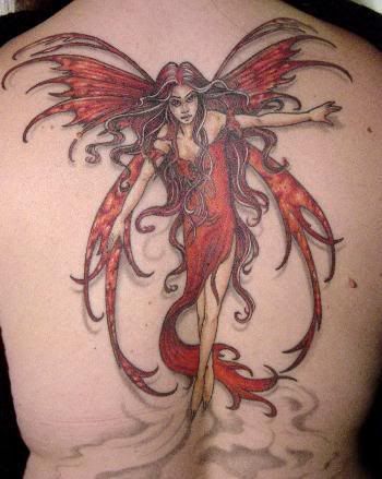 I am interested in getting a Fairy Tattoo on my back