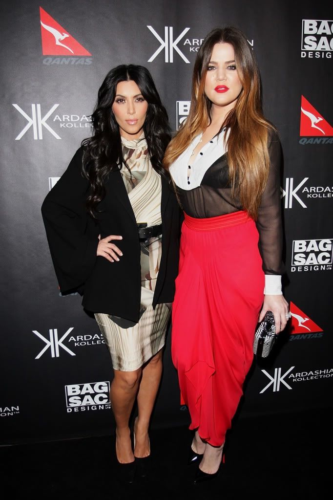 Kim Kardashian and Khole