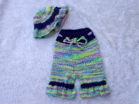 SALE 20% off - I Feel Pretty Newborn/Small Bloomers and Ruffled Hat by Baa Baa Baby Knits