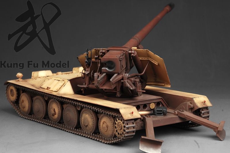 BUILT 135 German 128mm PAK 44 Waffentrager Krupp 1 (Order)  