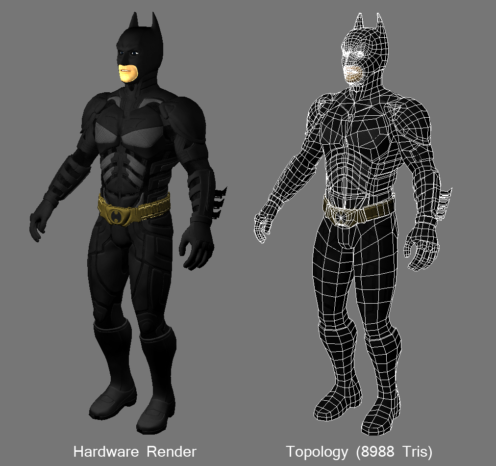 Low Poly Batman - Front View Photo by hariyoshi41 | Photobucket