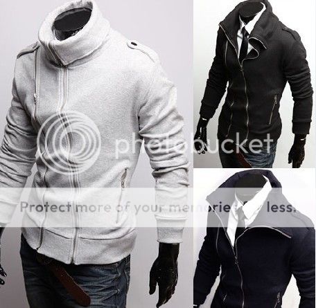 Mens Slim Fit Casual Stylish Outwear Coat Trench h041  