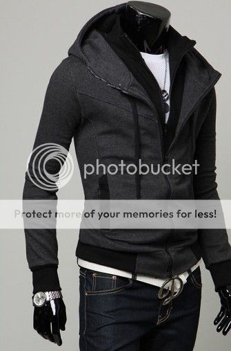   Mens Slim Fit Sexy Top Designed Hoodies Jackets M L XL XXL h309  