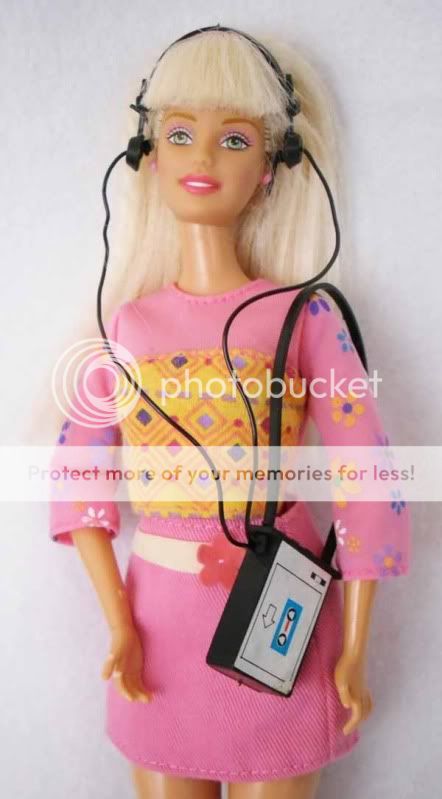 This is for the walkman only, doll is not included.