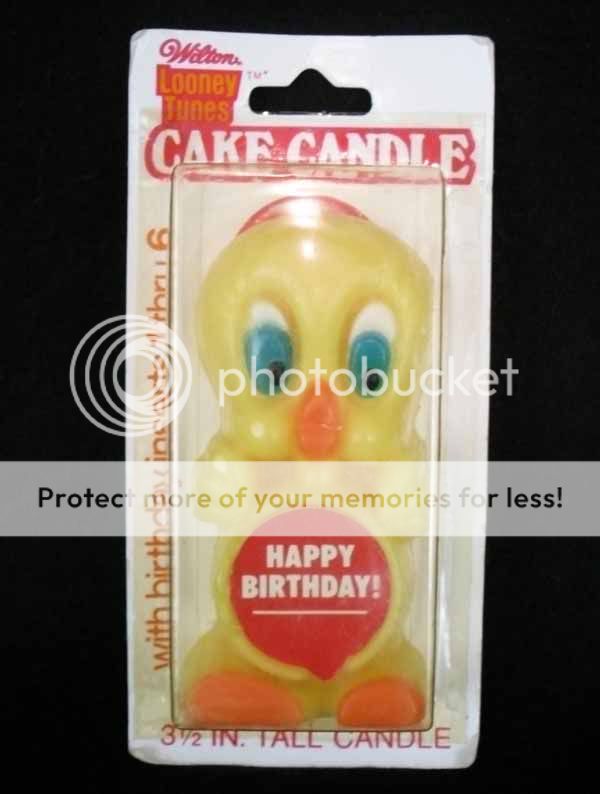 Vintage Wilton Looney Tunes Tweety Bird 3 1 2" Birthday Cake Candle NIP 1979