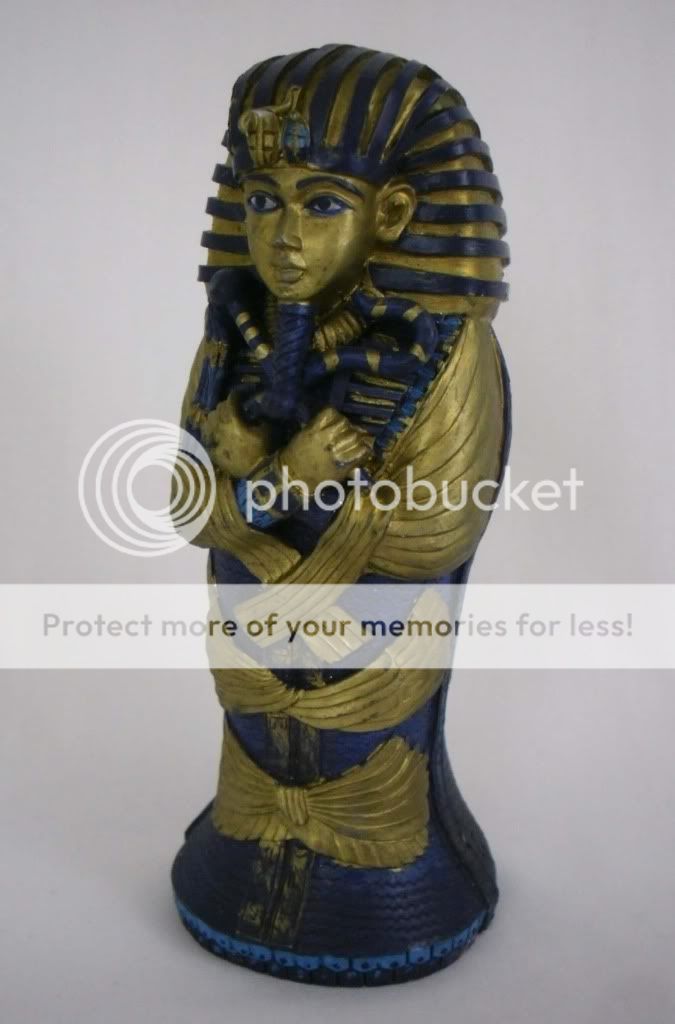 Egyptian King Tut Sarcophagus Figure 6" Statue Replica